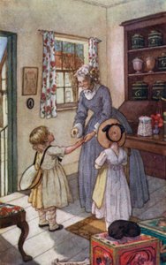 ギャスケル夫人によるクランフォードのイラスト 作： Mary V. Wheelhouse